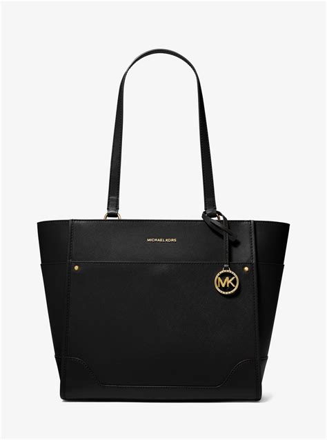 michael kors leather tote bag malaysia|Michael Kors large leather tote.